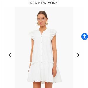 NWT size XS Sea white Heidi dress